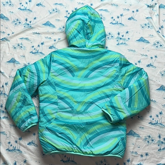 North Face Reversible Perrito Jacket Ion Blue - Picture 5 of 12